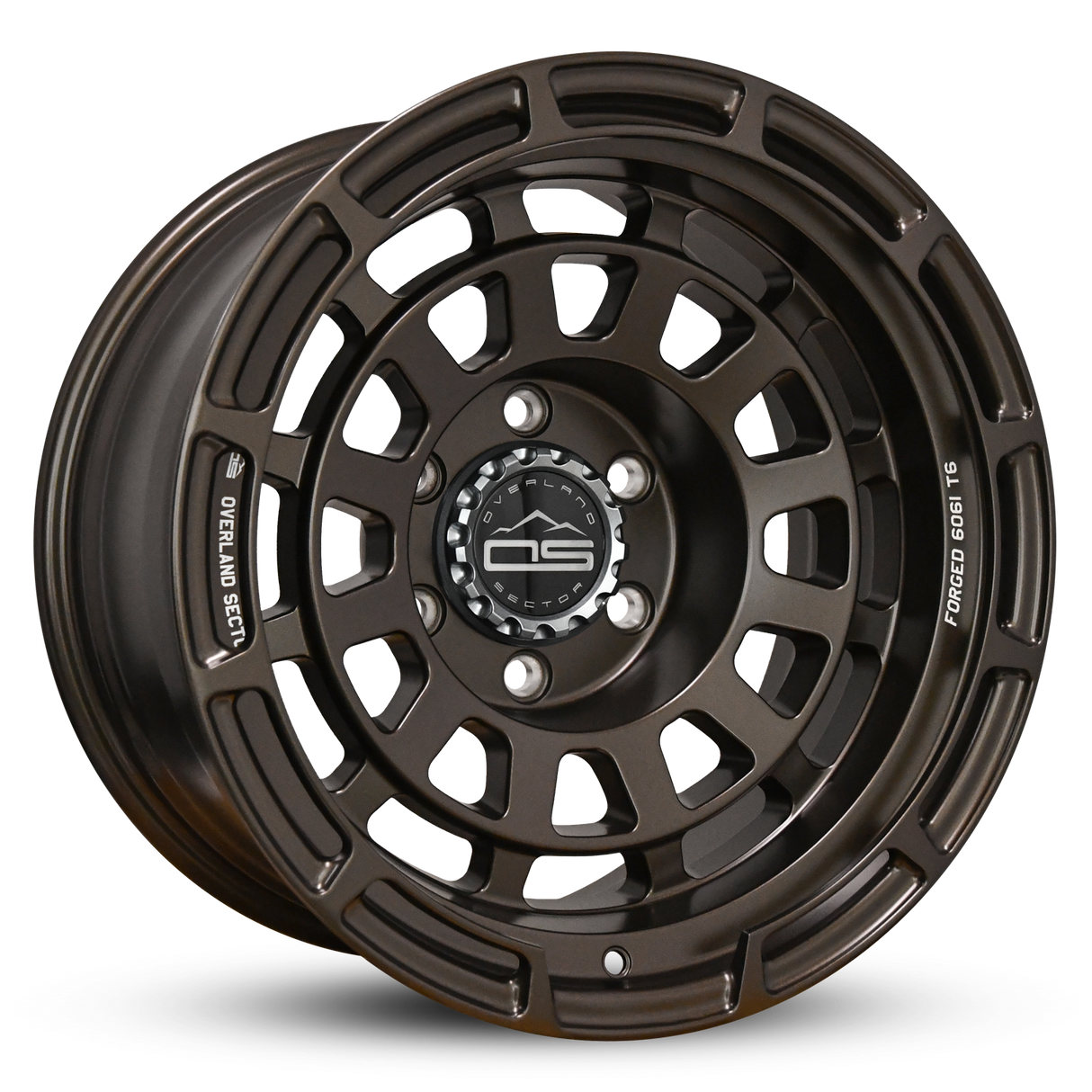 Overland Sector Badlander Forged 17x9 -35 6x139.7mm 106.1mm All Satin Mocha Bronze