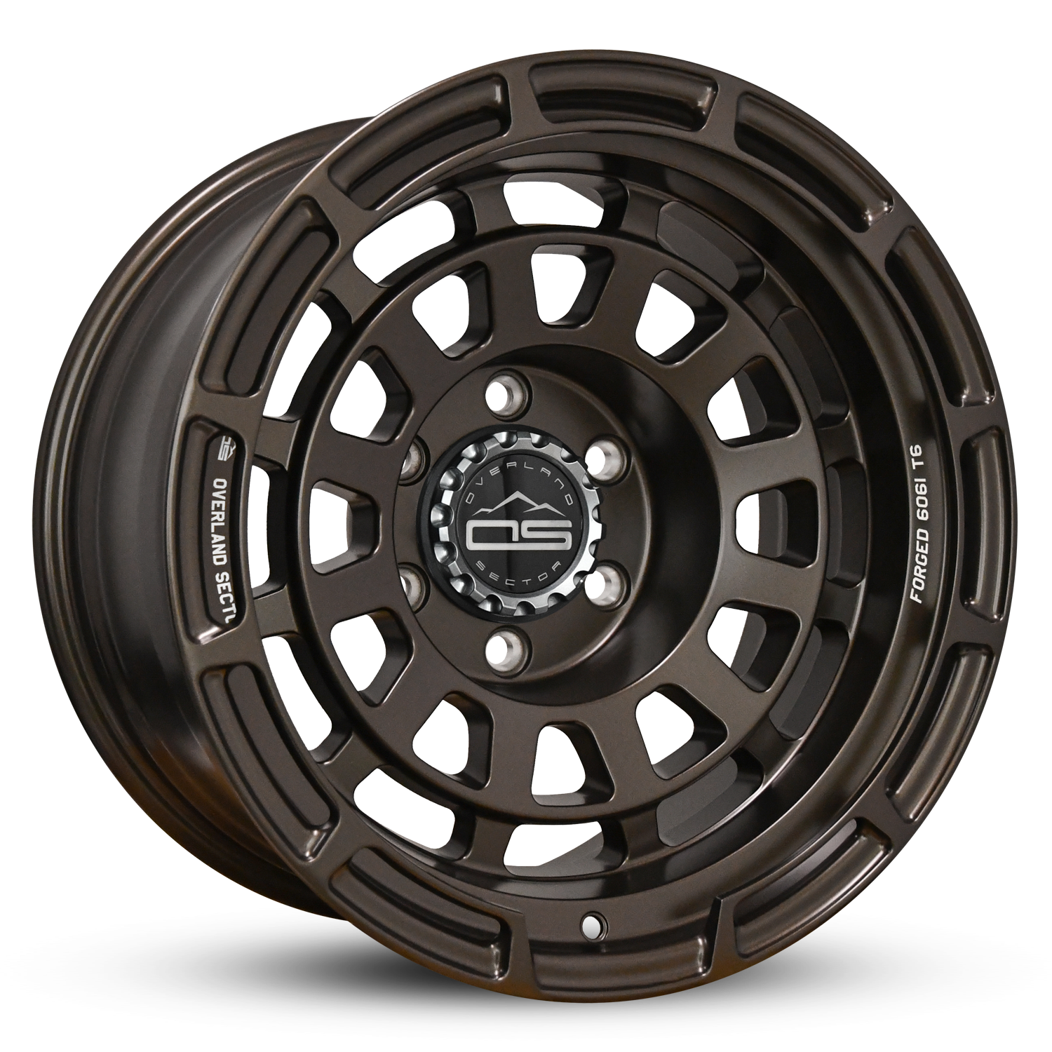 Overland Sector Badlander Forged 17x9 -35 6x139.7mm 106.1mm All Satin Mocha Bronze