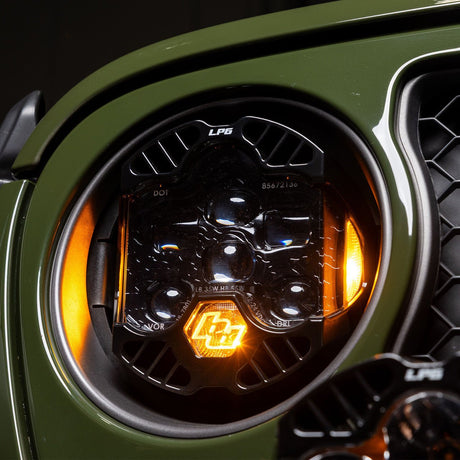Baja Designs DOT LP6 LED Headlight Kit - Jeep 2018 - 2025 Wrangler JL; 2020 - 2025 Gladiator JT; NOTE w/LED Headlights - Xtrusion Overland