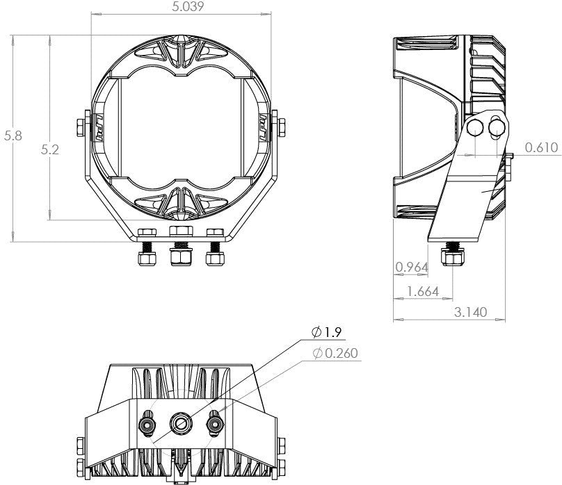 Baja Designs LP4 Pro LED Auxiliary Light Pod Pair - Universal - Xtrusion Overland