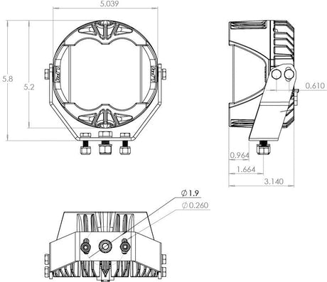 Baja Designs LP4 Pro LED Auxiliary Light Pod Pair - Universal - Xtrusion Overland