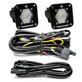 Baja Designs S1 Black Flush Mount LED Light Pod Reverse Kit - Universal - Xtrusion Overland