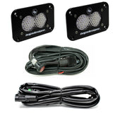 Baja Designs S2 Sport Black Flush Mount LED Light Pod Reverse Kit - Universal - Xtrusion Overland