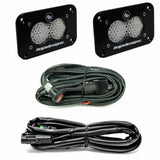 Baja Designs S2 Sport Black Flush Mount LED Light Pod Reverse Kit - Universal - Xtrusion Overland