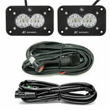 Baja Designs S2 Sport Black Flush Mount LED Light Pod Reverse Kit - Universal - Xtrusion Overland