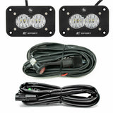 Baja Designs S2 Sport Black Flush Mount LED Light Pod Reverse Kit - Universal - Xtrusion Overland