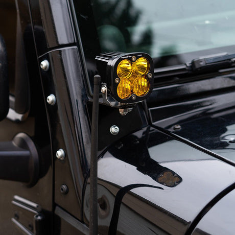 Baja Designs Squadron Pro Black LED Auxiliary Light Pod Pair - Universal - Xtrusion Overland