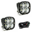 Baja Designs Squadron Sport Black LED Auxiliary Light Pod Pair - Universal - Xtrusion Overland
