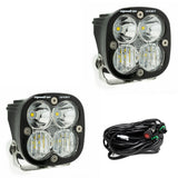 Baja Designs Squadron Sport Black LED Auxiliary Light Pod Pair - Universal - Xtrusion Overland