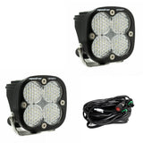 Baja Designs Squadron Sport Black LED Auxiliary Light Pod Pair - Universal - Xtrusion Overland