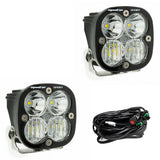 Baja Designs Squadron Sport Black LED Auxiliary Light Pod Pair - Universal - Xtrusion Overland