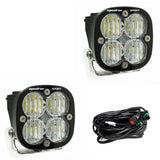 Baja Designs Squadron Sport Black LED Auxiliary Light Pod Pair - Universal - Xtrusion Overland