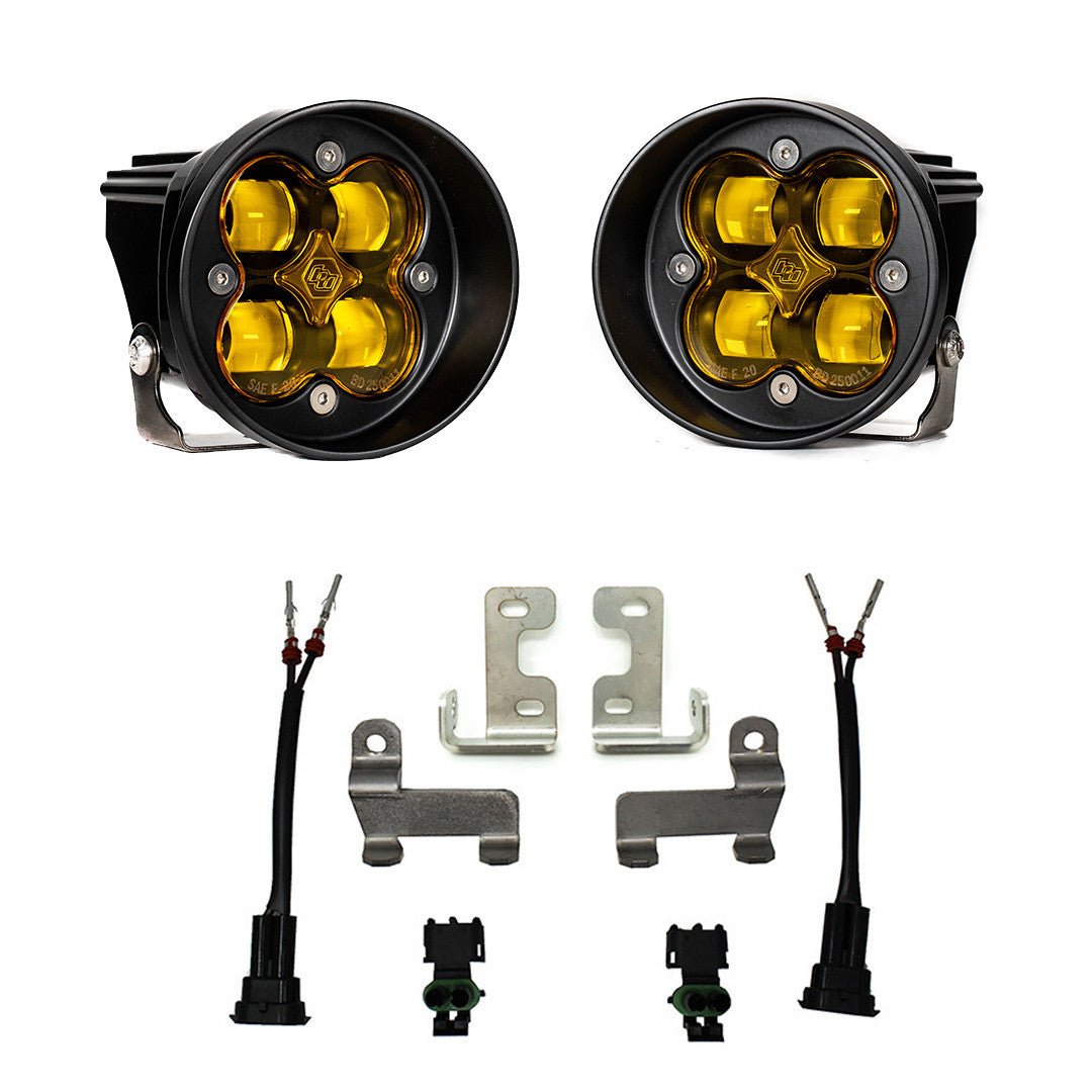 Baja Designs Toyota Squadron-R SAE Fog Pocket Light Kit - Toyota 2010-22 4Runner; 2012-22 Tacoma; 2014-21 Tundra - Xtrusion Overland