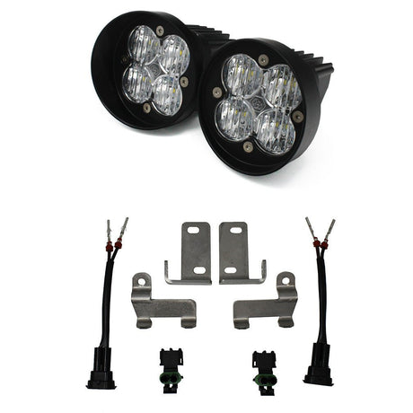 Baja Designs Toyota Squadron-R Sport Fog Pocket Light Kit - Toyota 2010-23 4Runner; 2012-23 Tacoma; 2014-21 Tundra - Xtrusion Overland