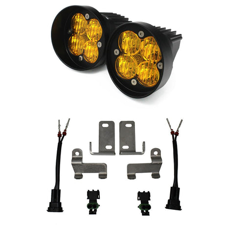 Baja Designs Toyota Squadron-R Sport Fog Pocket Light Kit - Toyota 2010-23 4Runner; 2012-23 Tacoma; 2014-21 Tundra - Xtrusion Overland
