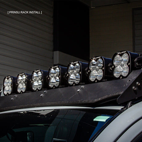 Baja Designs Toyota XL Linkable Roof Light Bar Kit For Prinsu/Sherpa Rack - Toyota 2010-23 4Runner; 2007-14 FJ Cruiser; 2005-23 Tacoma; 2007-21 Tundra - Xtrusion Overland