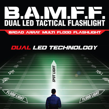 B.A.M.F.F. 8.0 - 800 Lumen Dual LED Flashlight - Xtrusion Overland