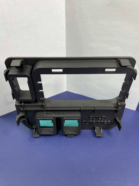 Base Panel for 1 Tall and 2 Short Switch Locations (Tacoma Access Cab) - Xtrusion Overland