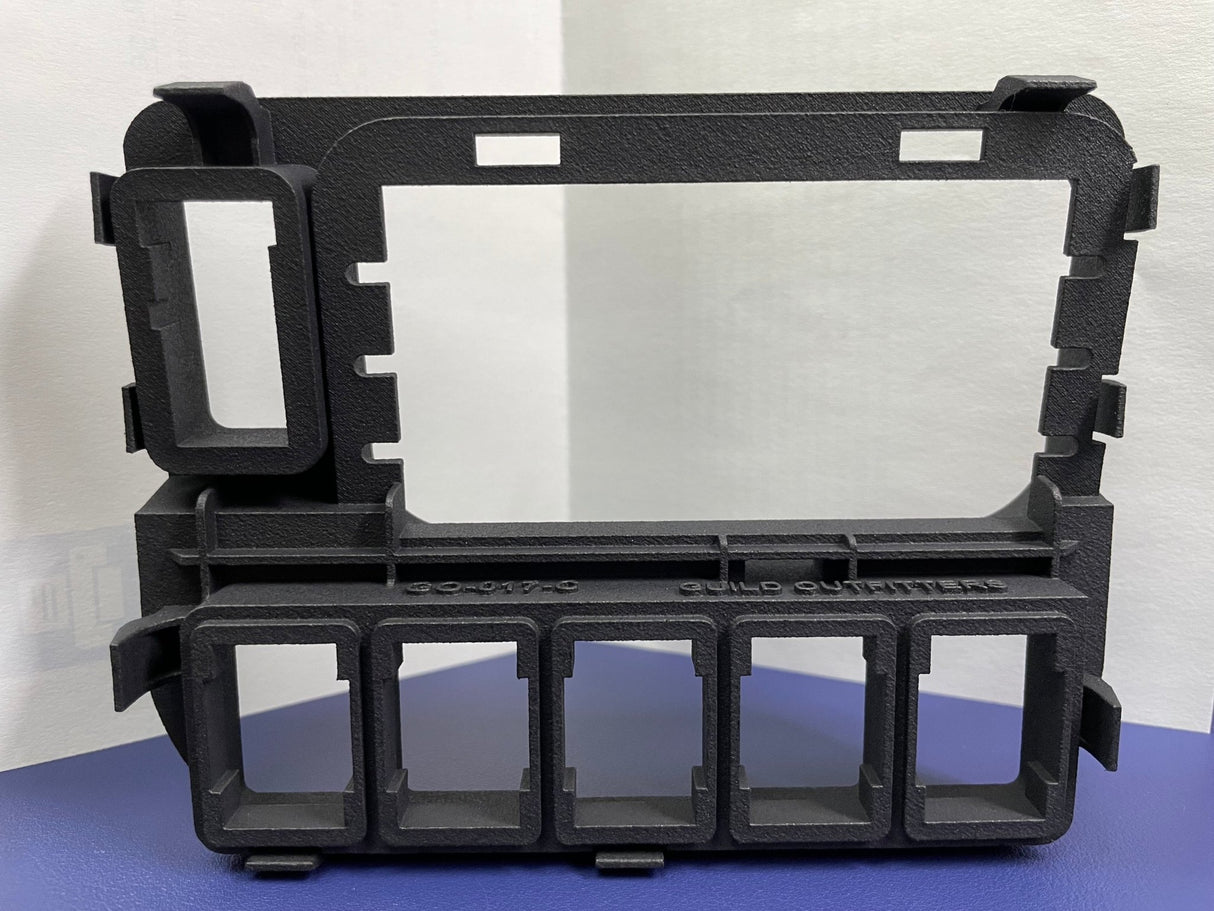 Base Panel for 1 Tall and 5 Short Switch Locations (Tacoma Access Cab) - Xtrusion Overland