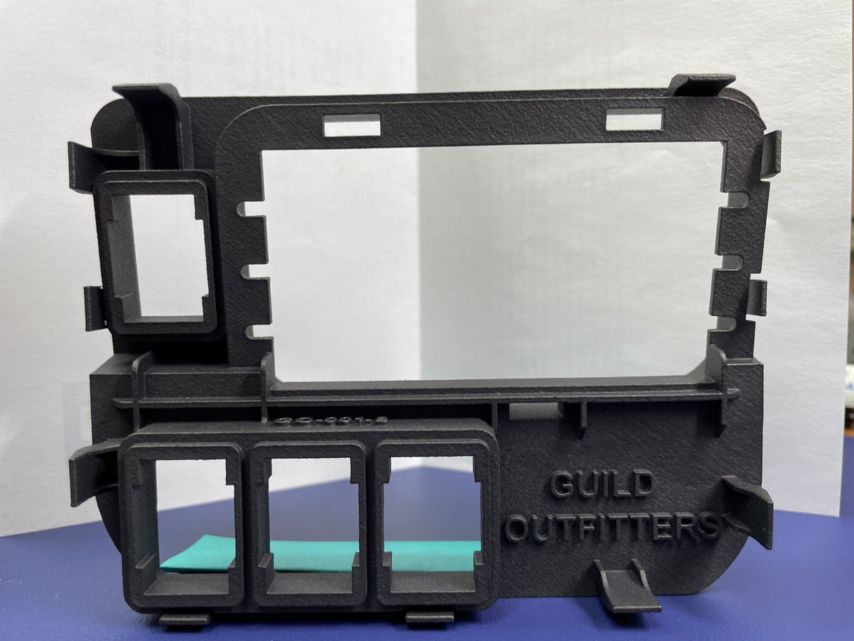 Base Panel for 4 Short Switch Locations (Tacoma Access Cab) - Xtrusion Overland