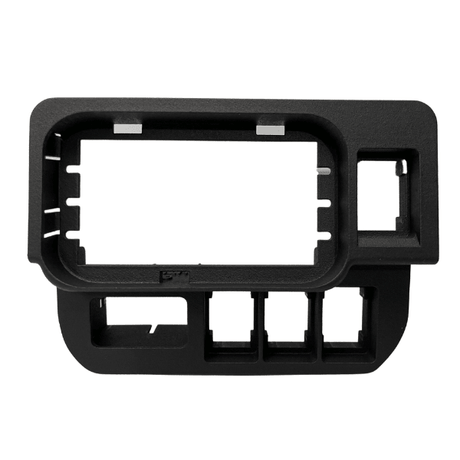 Base Switch Panel for 4 Short Switches (Tacoma Double Cab) - Xtrusion Overland