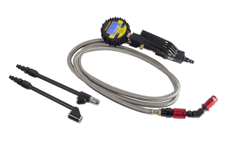 Big Kahuna Digital - Ventoso™ RED Tire Inflator with Gauge, 6 ft. Hose, and Quick-Switch Chucks - Xtrusion Overland