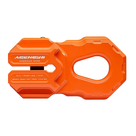 Billet Winch Shackle - Orange - Xtrusion Overland
