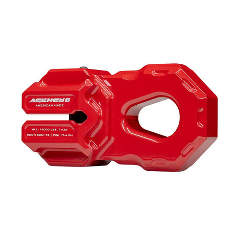 Billet Winch Shackle - Red - Xtrusion Overland