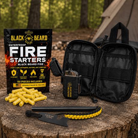 Black Beard Fire Plug Kit | Fire Starter Kit - Xtrusion Overland