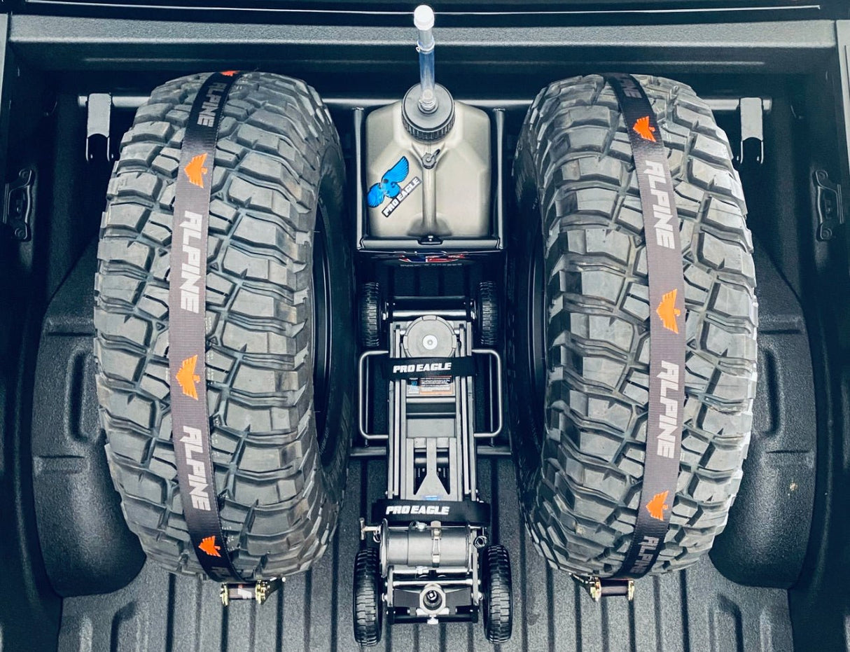 Black OG Tire Tie Down (Single Strap) - Xtrusion Overland