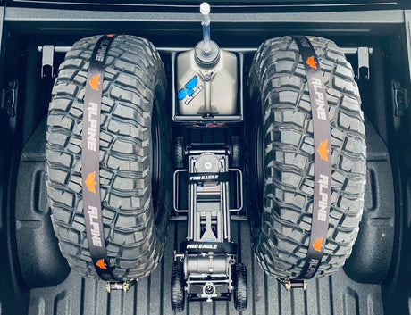 Black OG Tire Tie Down (Single Strap) - Xtrusion Overland