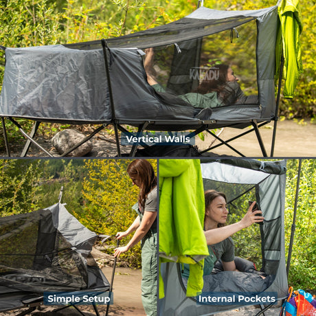 BlockOut® Cot Tent 1P - Xtrusion Overland