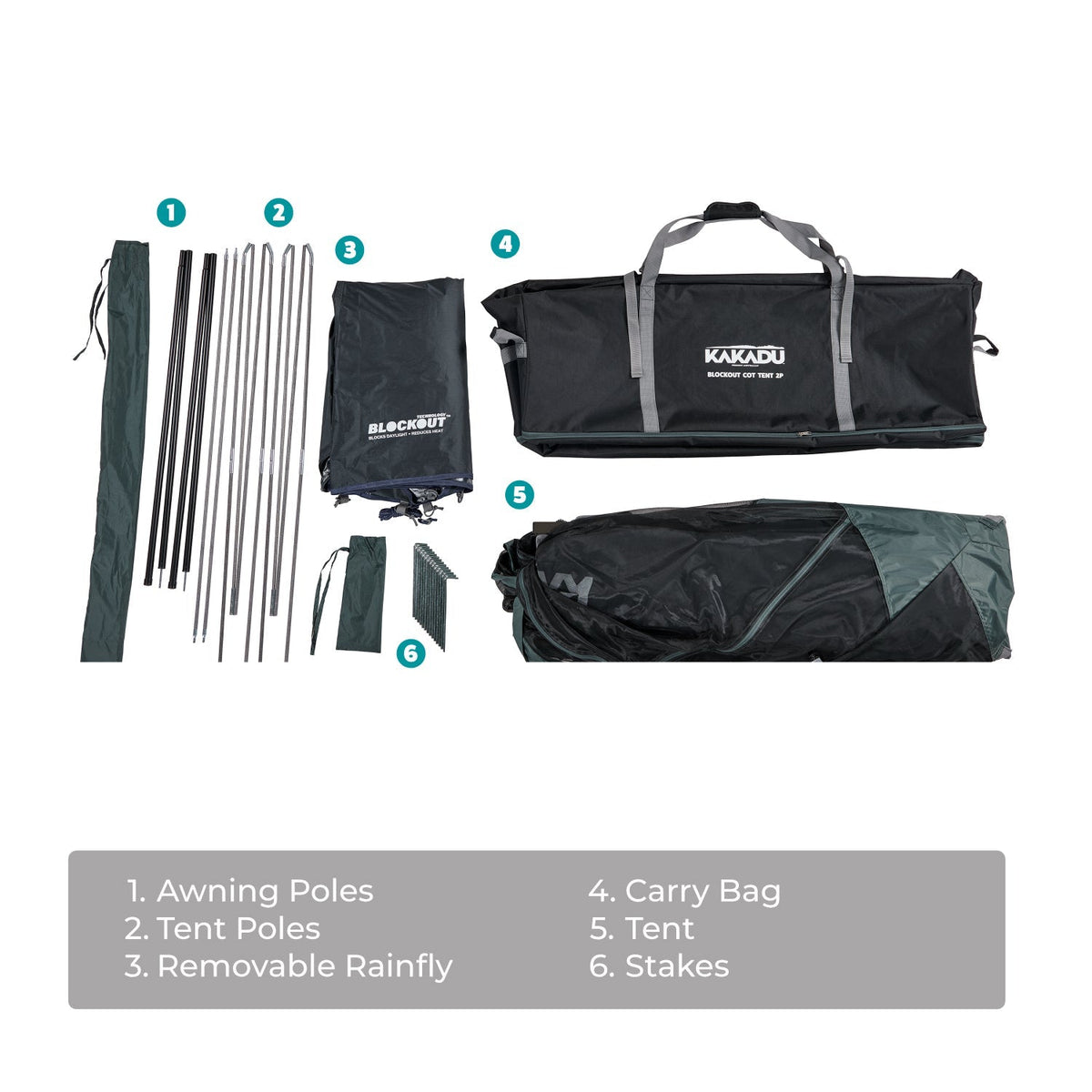 BlockOut® Cot Tent 2P - Xtrusion Overland