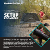 BlockOut® Cot Tent 2P - Xtrusion Overland