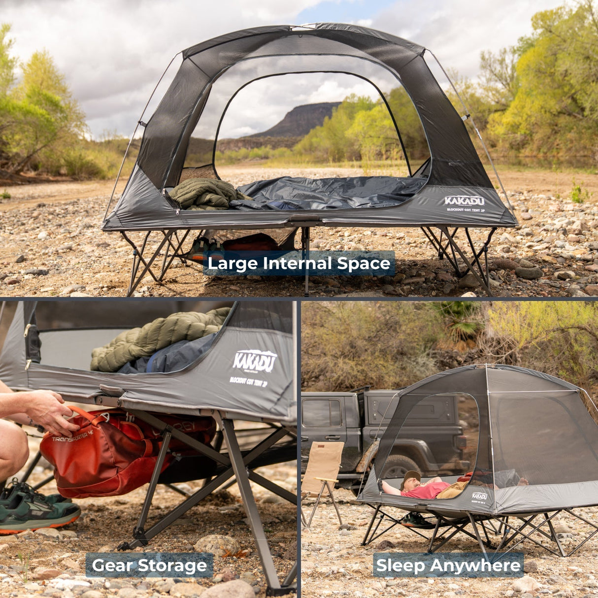 BlockOut® Cot Tent 2P - Xtrusion Overland