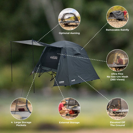 BlockOut® Cot Tent 2P - Xtrusion Overland