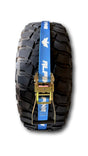 Blue Tire Tie Down (Single Strap) - Xtrusion Overland