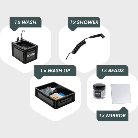 BOXIO WASH MAX + I Camping sink with water filter system - Xtrusion Overland