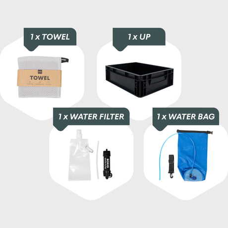 BOXIO WASH UP I Water Filter System in Eurobox - Xtrusion Overland