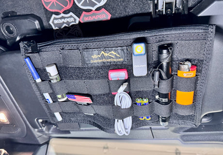 Bronco MOLLE Visor Organizer - Ford Bronco Visor - Xtrusion Overland