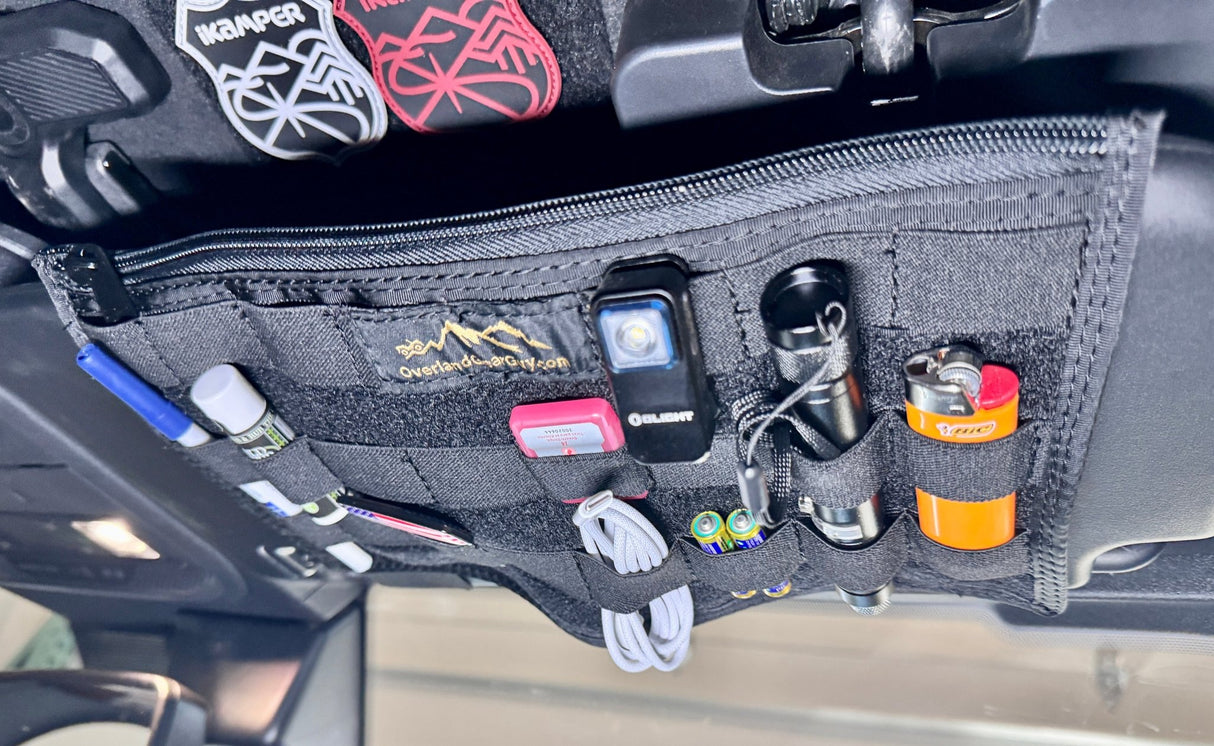 Bronco MOLLE Visor Organizer - Ford Bronco Visor - Xtrusion Overland