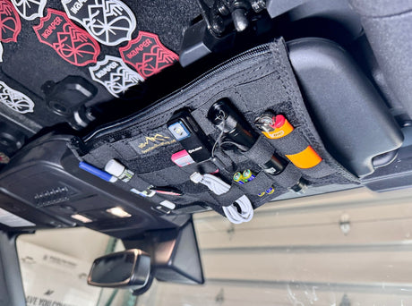Bronco MOLLE Visor Organizer - Ford Bronco Visor - Xtrusion Overland