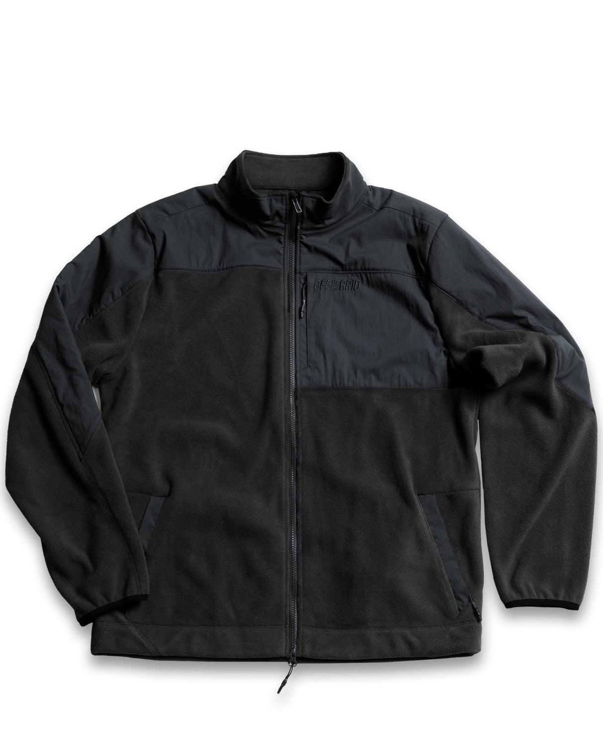 Bruin Fleece Zip Up - Black - Xtrusion Overland