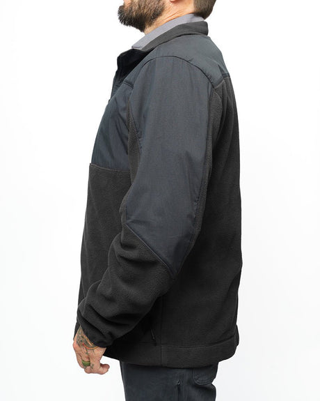 Bruin Fleece Zip Up - Black - Xtrusion Overland