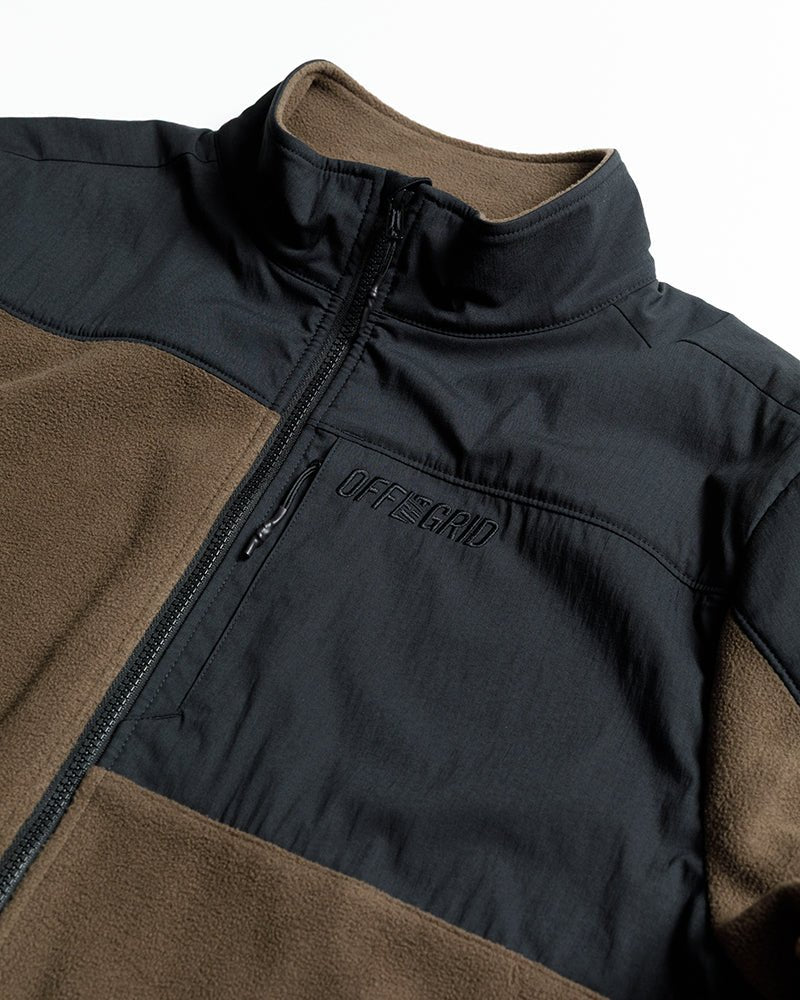 Bruin Fleece Zip Up- Major Brown - Xtrusion Overland