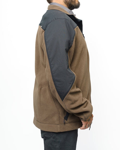 Bruin Fleece Zip Up- Major Brown - Xtrusion Overland