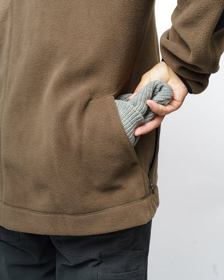 Bruin Fleece Zip Up- Major Brown - Xtrusion Overland