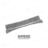 Cali Raised Wind Deflector Decal - Xtrusion Overland