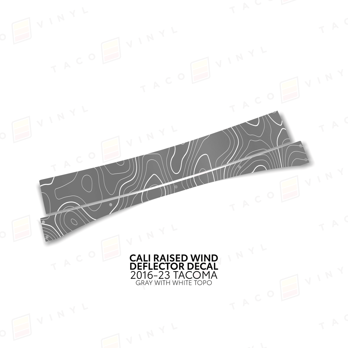 Cali Raised Wind Deflector Decal - Xtrusion Overland