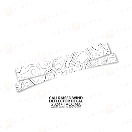 Cali Raised Wind Deflector Decal - Xtrusion Overland
